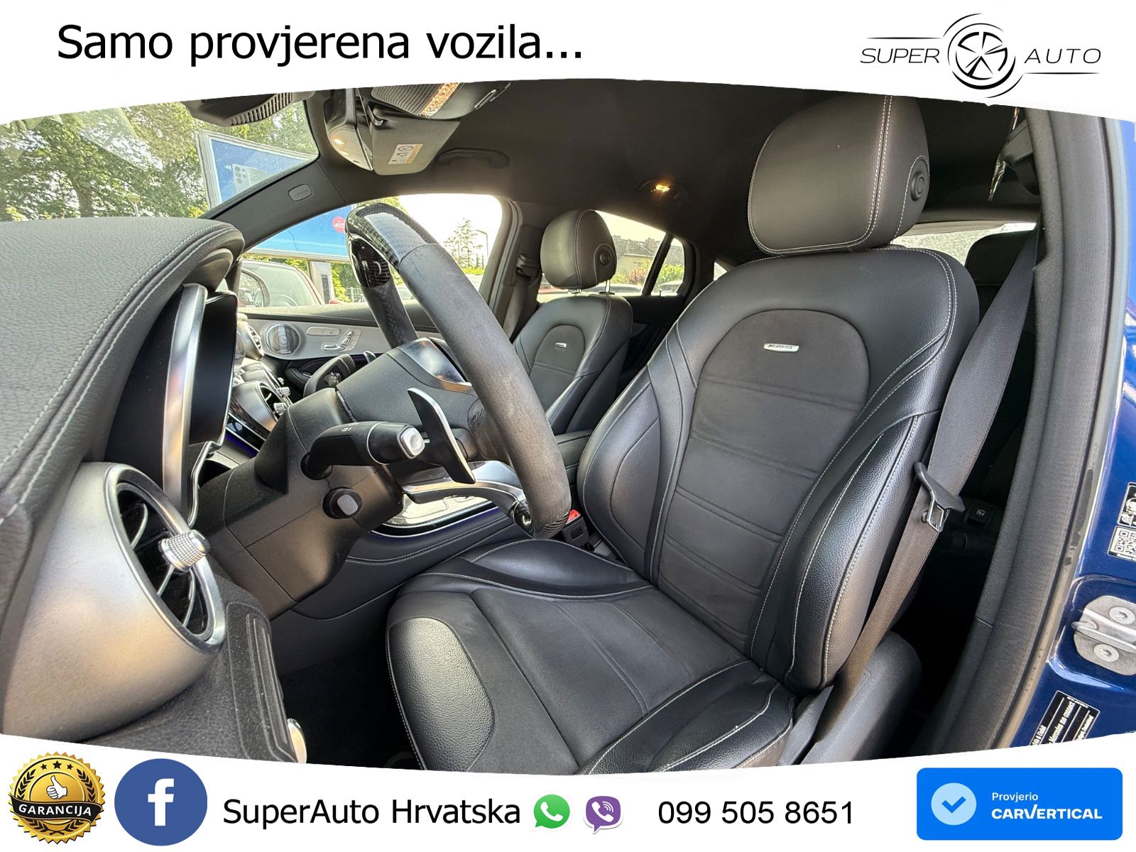 Mercedes AMG GLC 63 V8 (476 KS) 4MATIC+ MCT ZRAČNI+ACC+GR SJED+KAM