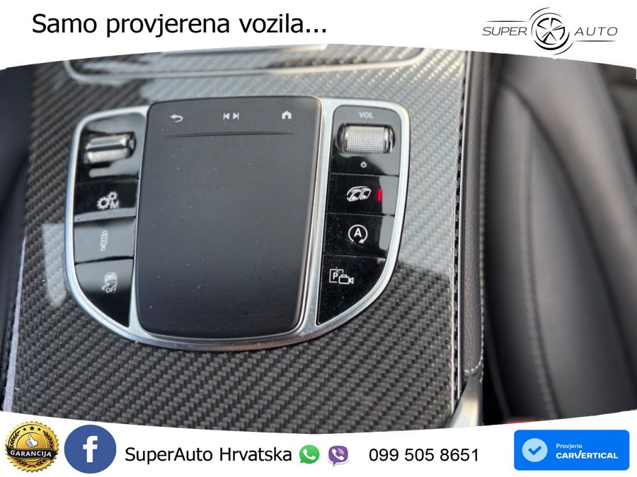 Mercedes AMG GLC 63 V8 (476 KS) 4MATIC+ MCT ZRAČNI+ACC+GR SJED+KAM