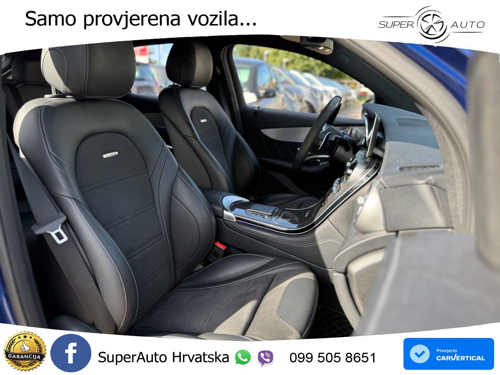 Mercedes AMG GLC 63 V8 (476 KS) 4MATIC+ MCT ZRAČNI+ACC+GR SJED+KAM