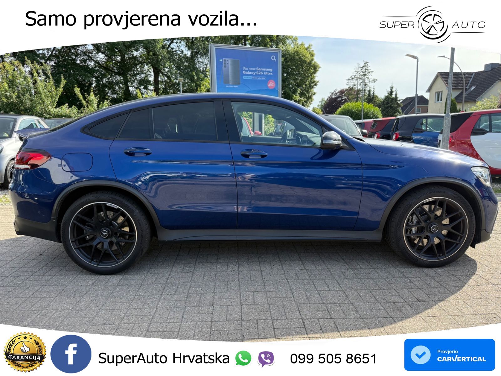 Mercedes AMG GLC 63 V8 (476 KS) 4MATIC+ MCT ZRAČNI+ACC+GR SJED+KAM
