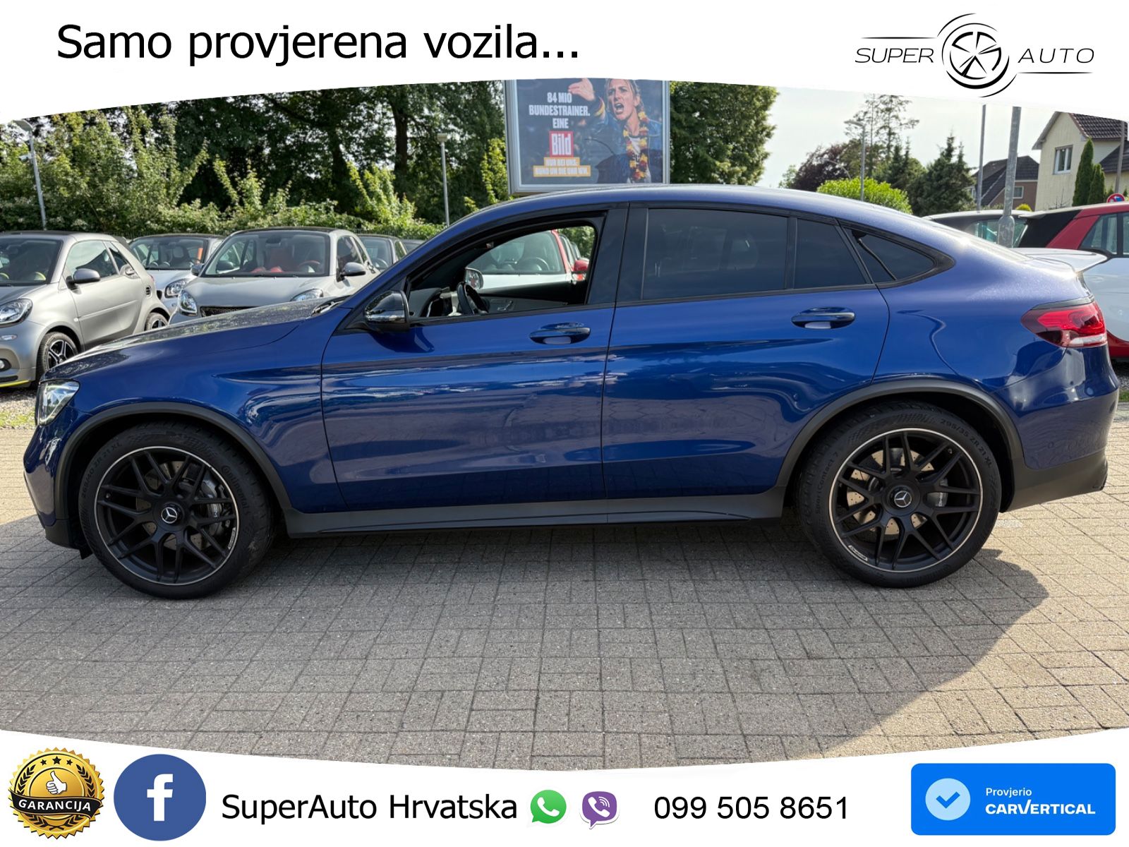 Mercedes AMG GLC 63 V8 (476 KS) 4MATIC+ MCT ZRAČNI+ACC+GR SJED+KAM