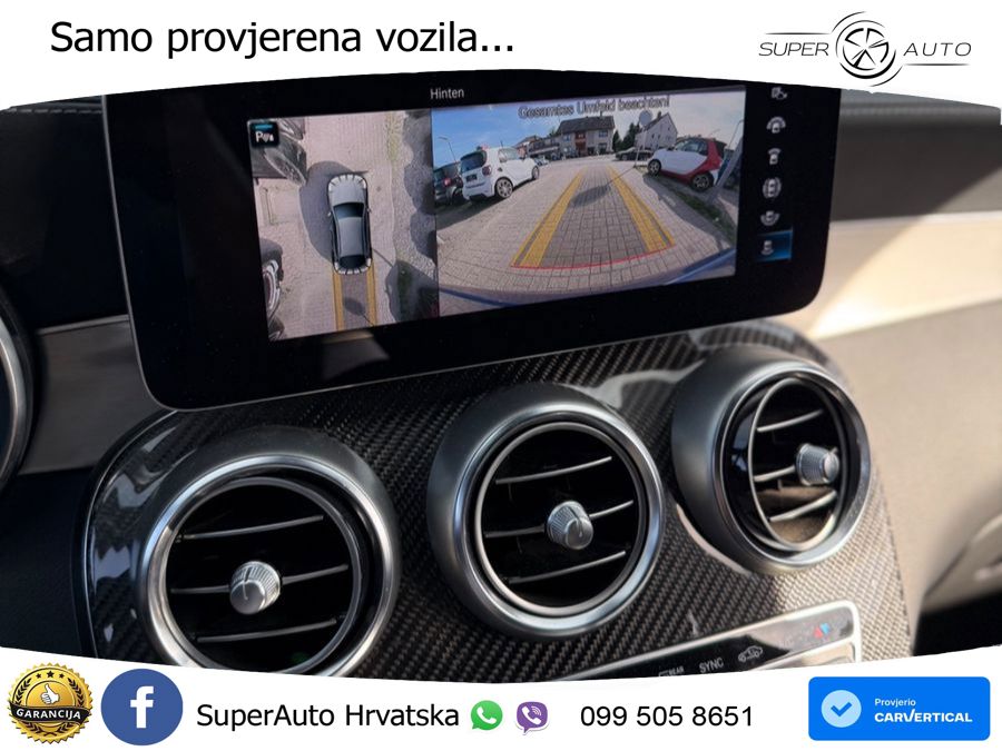Mercedes AMG GLC 63 V8 (476 KS) 4MATIC+ MCT ZRAČNI+ACC+GR SJED+KAM
