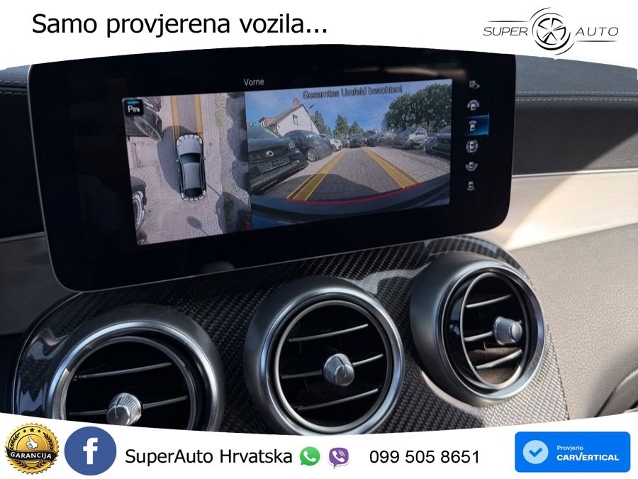 Mercedes AMG GLC 63 V8 (476 KS) 4MATIC+ MCT ZRAČNI+ACC+GR SJED+KAM