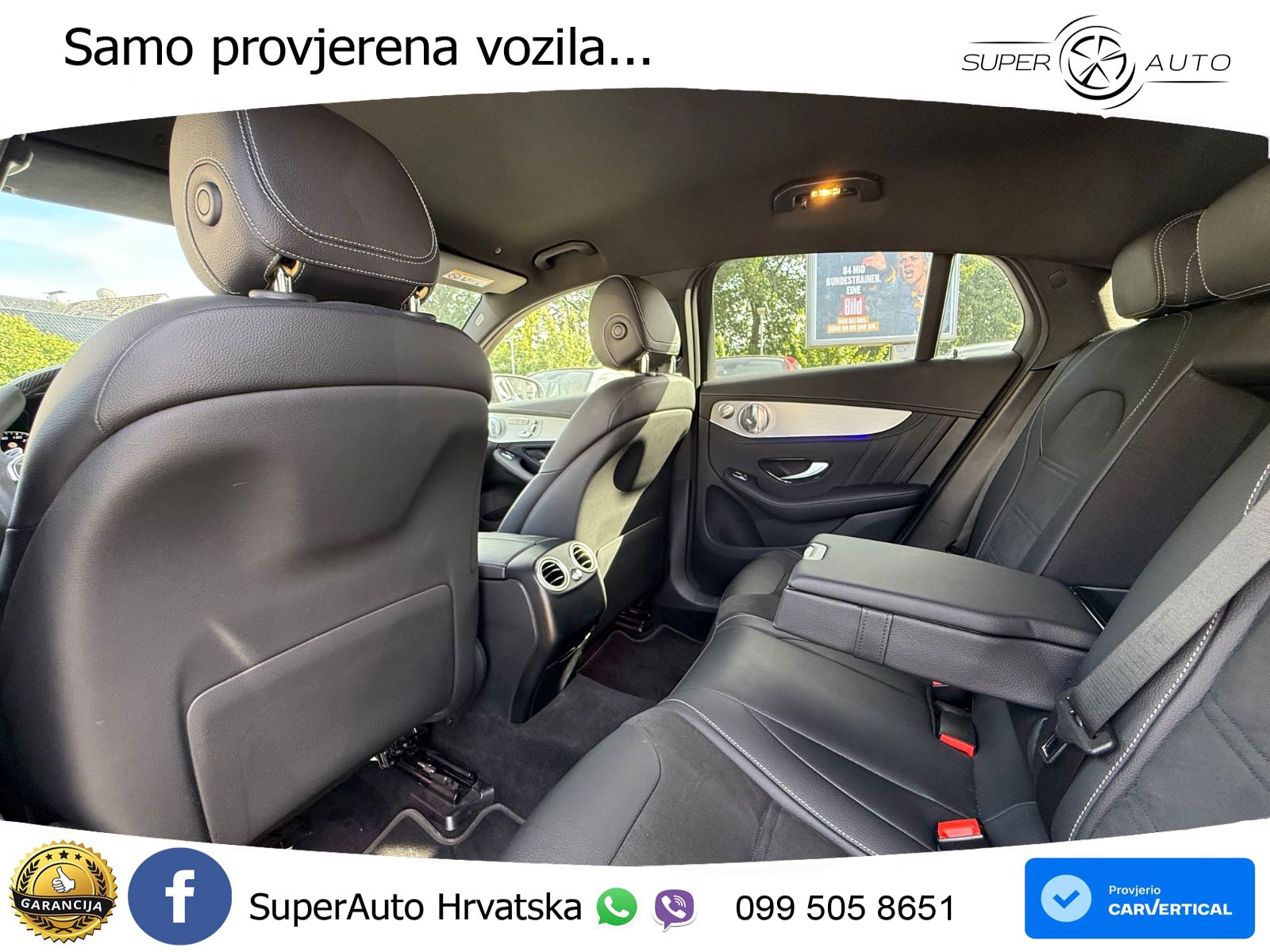 Mercedes AMG GLC 63 V8 (476 KS) 4MATIC+ MCT ZRAČNI+ACC+GR SJED+KAM
