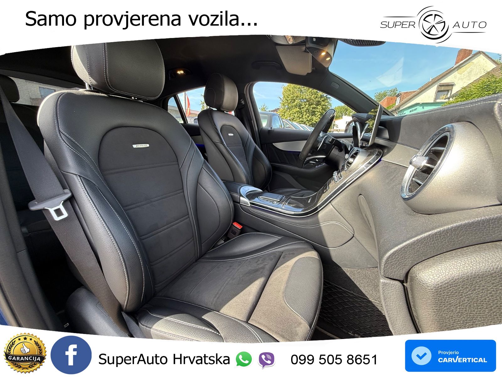 Mercedes AMG GLC 63 V8 (476 KS) 4MATIC+ MCT ZRAČNI+ACC+GR SJED+KAM
