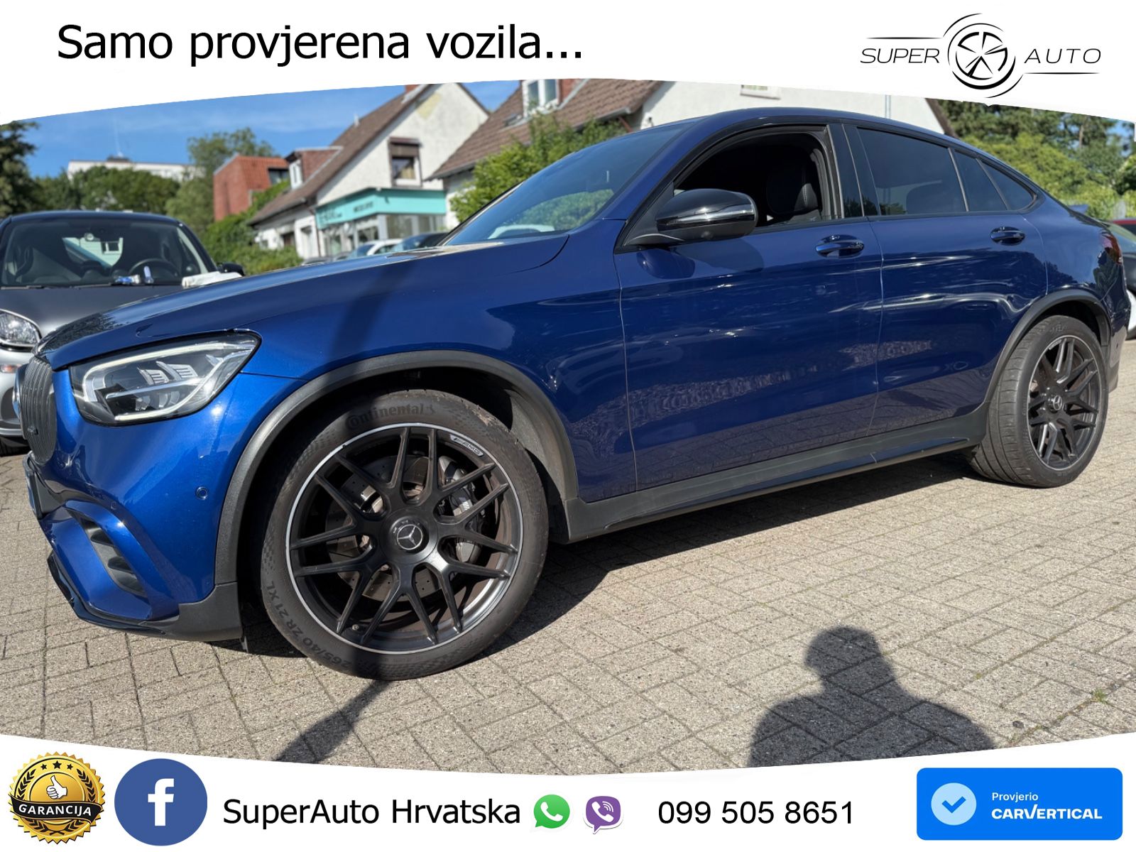 Mercedes AMG GLC 63 V8 (476 KS) 4MATIC+ MCT ZRAČNI+ACC+GR SJED+KAM