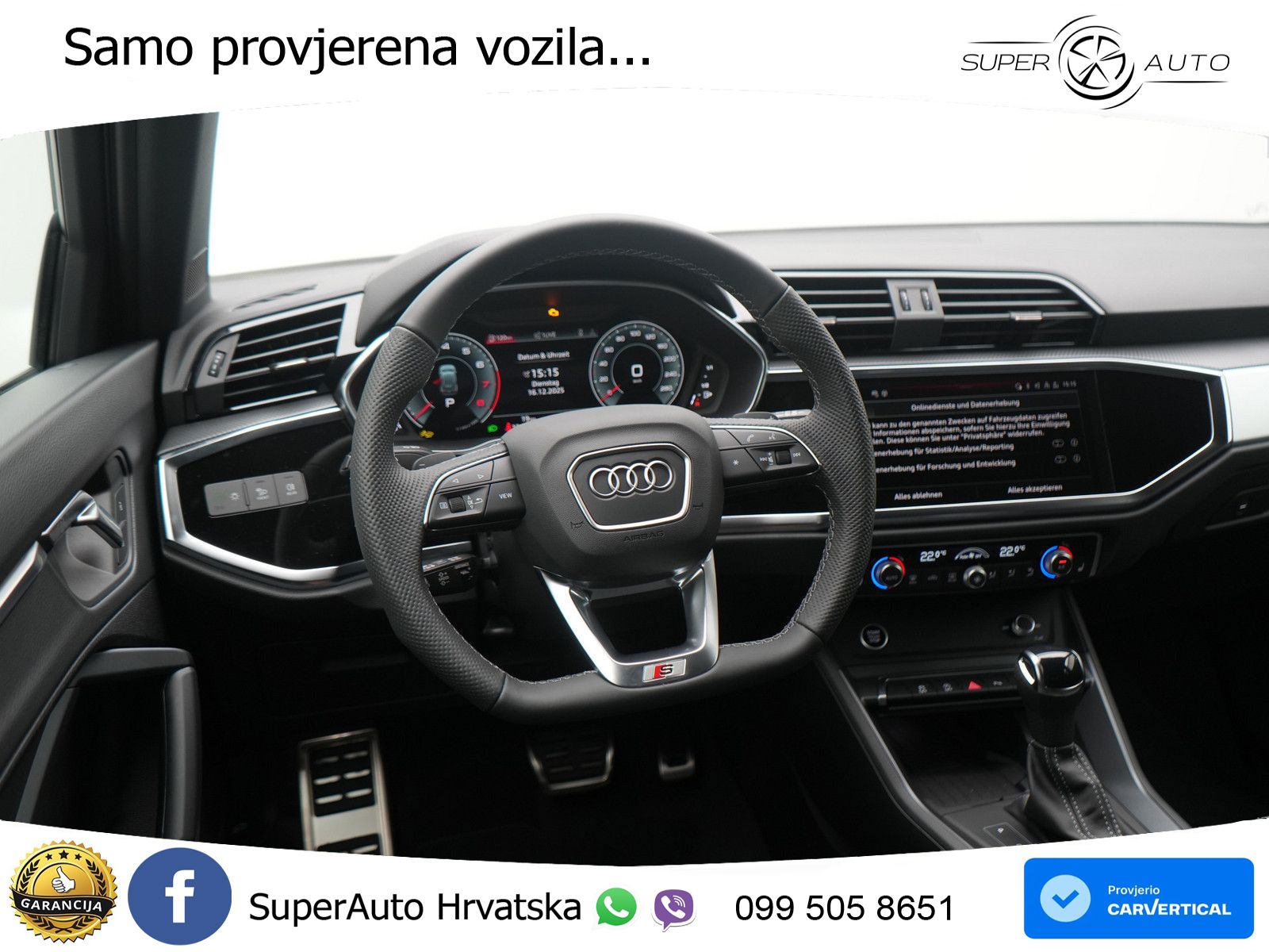 Audi Q3 1.5 TFSI (150 KS) S tronic S line LED+GR SJED+ACC