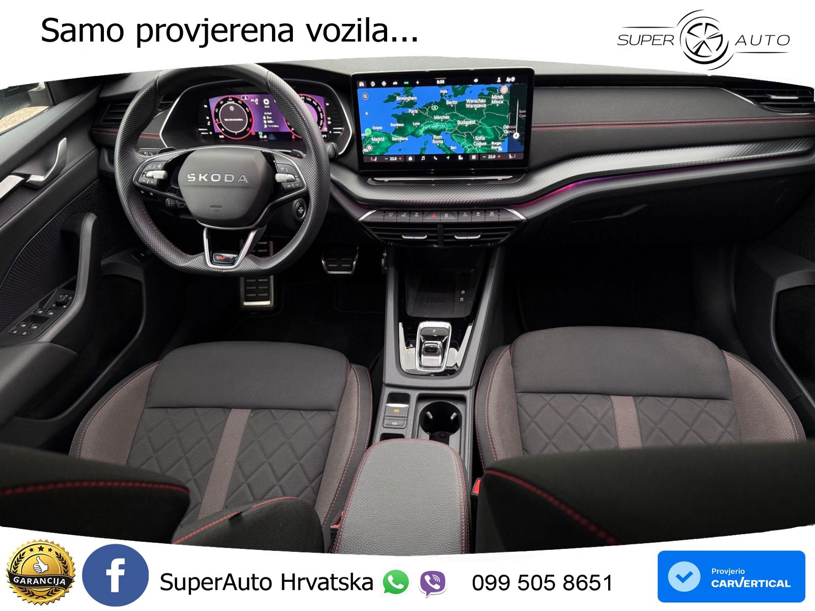 Škoda Octavia Combi RS 2.0 TSI (265 KS) DSG MATRIX+GR SJED+KAM