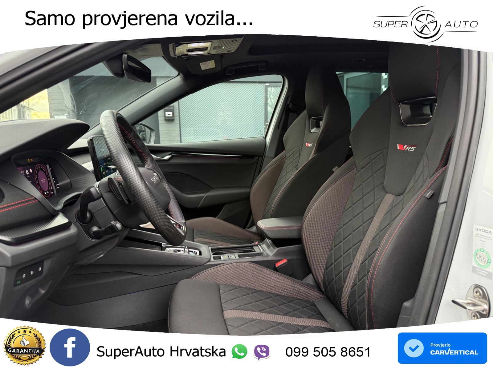 Škoda Octavia Combi RS 2.0 TSI (265 KS) DSG MATRIX+GR SJED+KAM