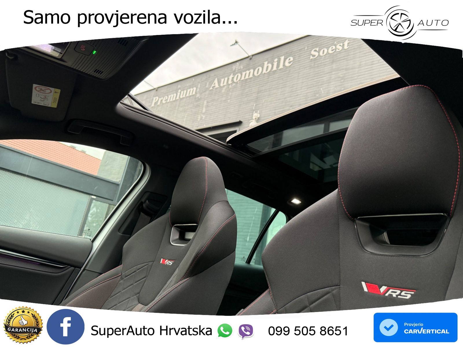 Škoda Octavia Combi RS 2.0 TSI (265 KS) DSG MATRIX+GR SJED+KAM