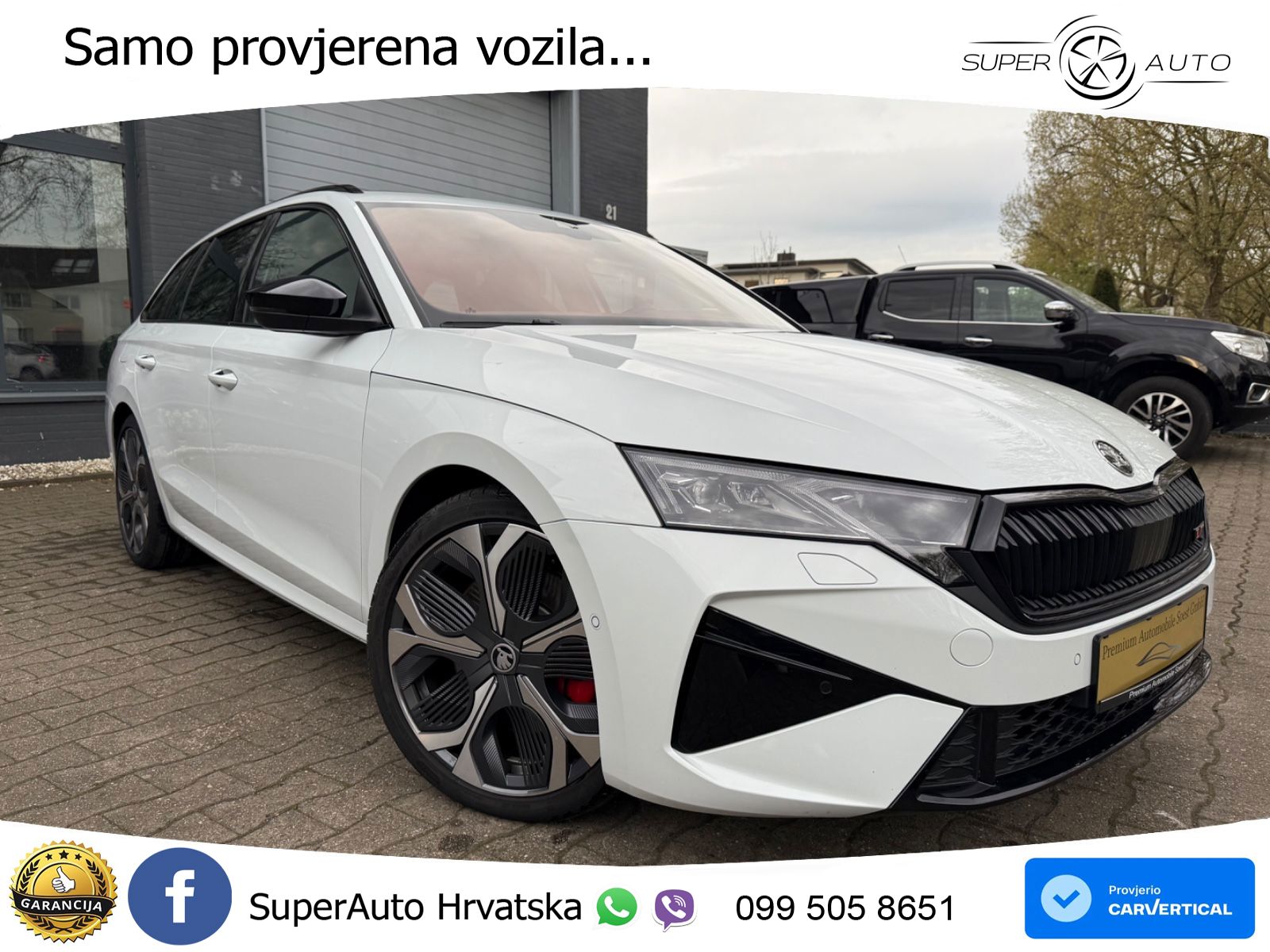 Škoda Octavia Combi RS 2.0 TSI (265 KS) DSG MATRIX+GR SJED+KAM