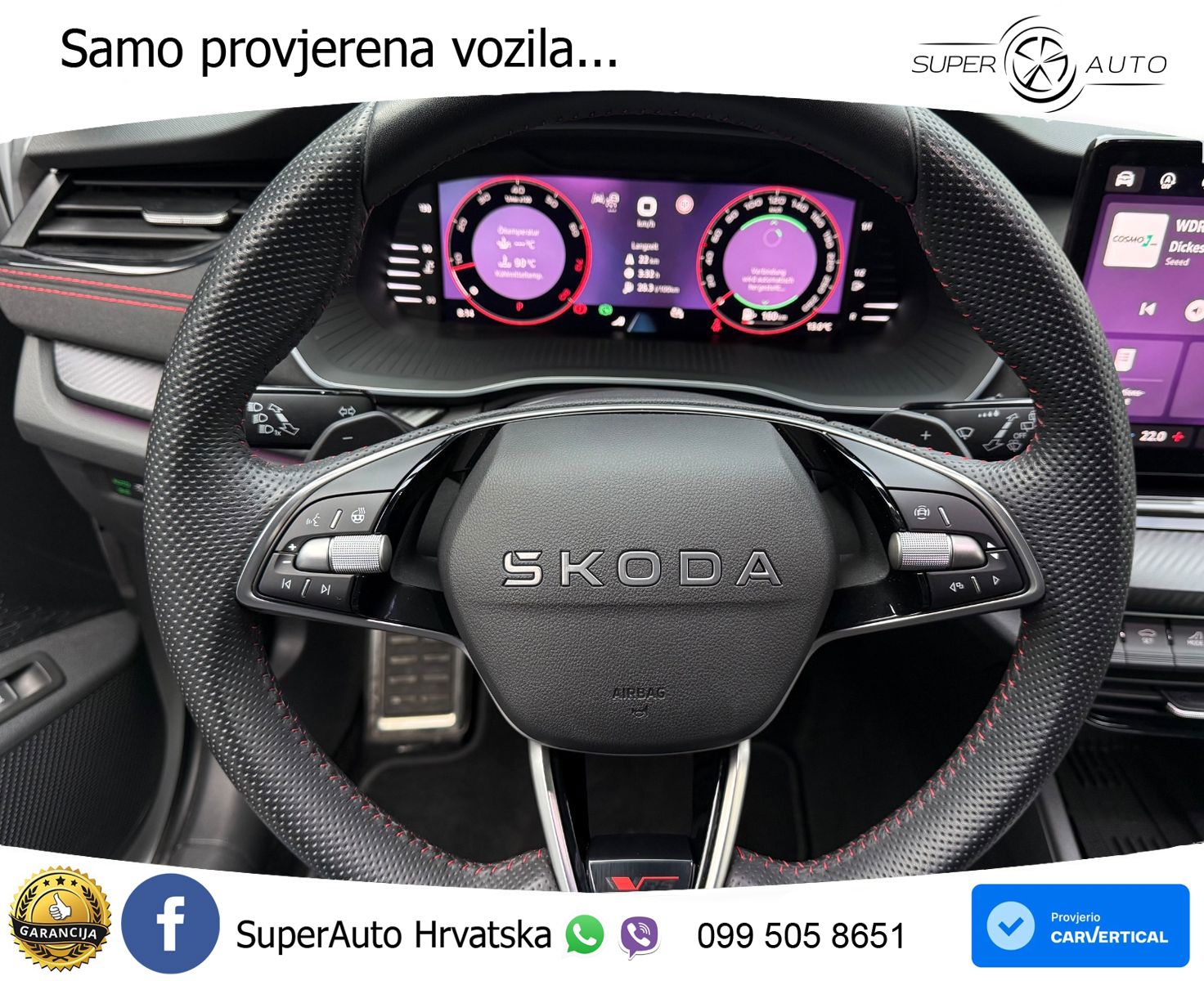 Škoda Octavia Combi RS 2.0 TSI (265 KS) DSG MATRIX+GR SJED+KAM