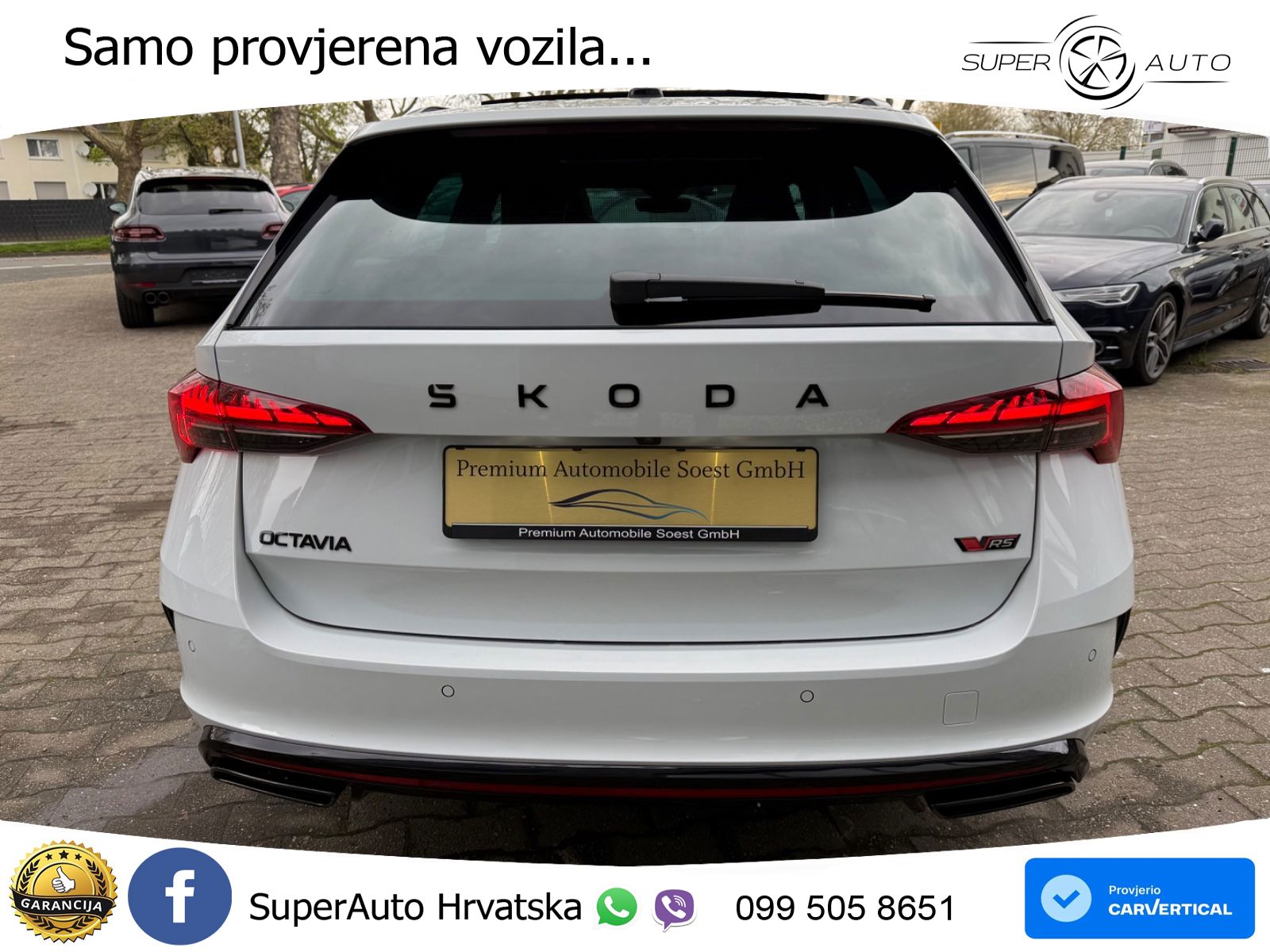 Škoda Octavia Combi RS 2.0 TSI (265 KS) DSG MATRIX+GR SJED+KAM