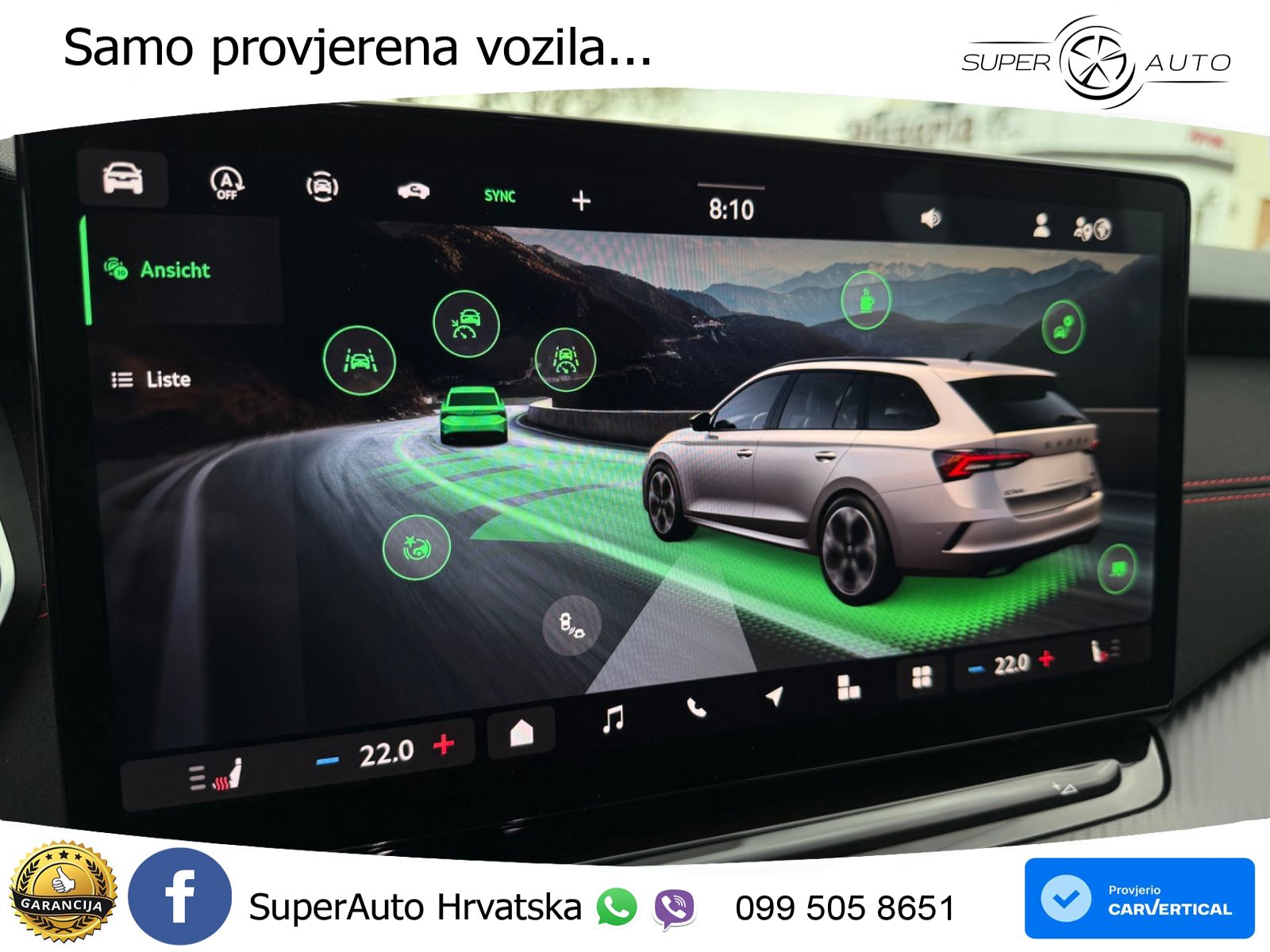 Škoda Octavia Combi RS 2.0 TSI (265 KS) DSG MATRIX+GR SJED+KAM