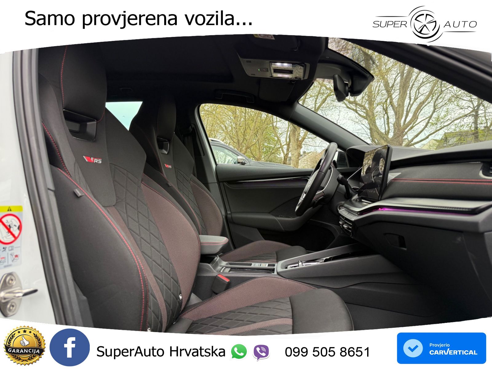 Škoda Octavia Combi RS 2.0 TSI (265 KS) DSG MATRIX+GR SJED+KAM