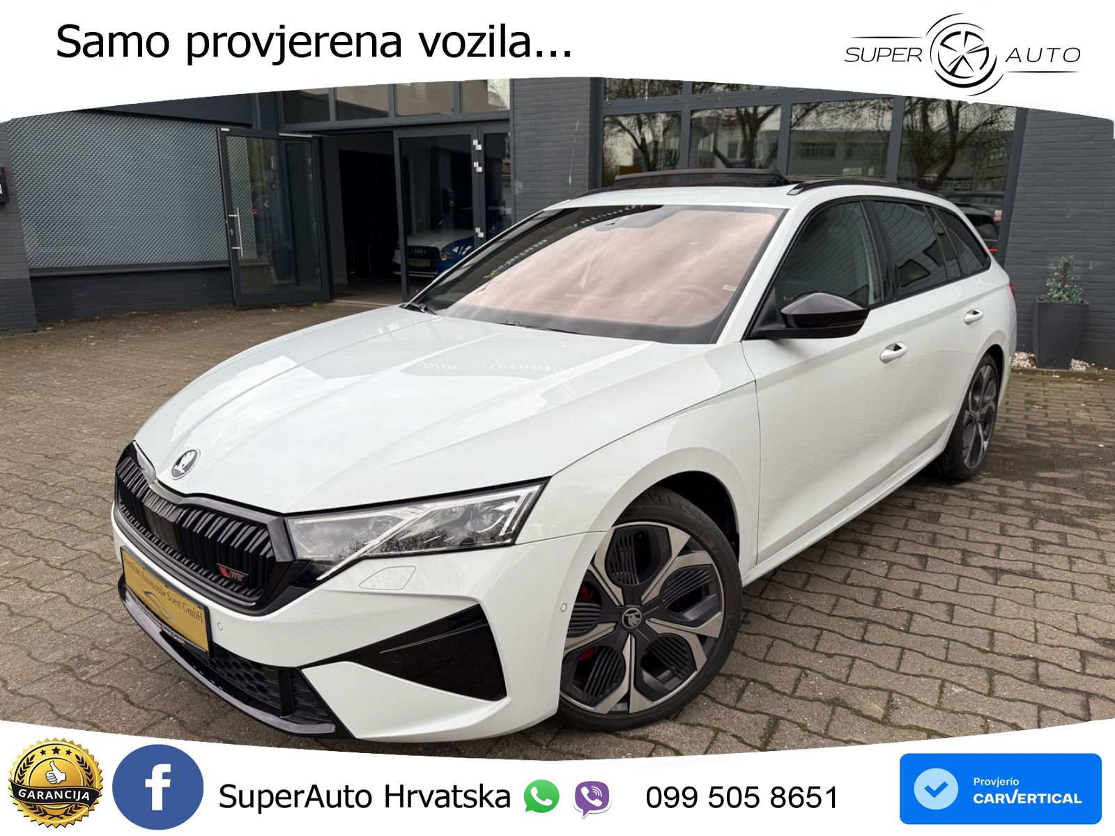 Škoda Octavia Combi RS 2.0 TSI (265 KS) DSG MATRIX+GR SJED+KAM