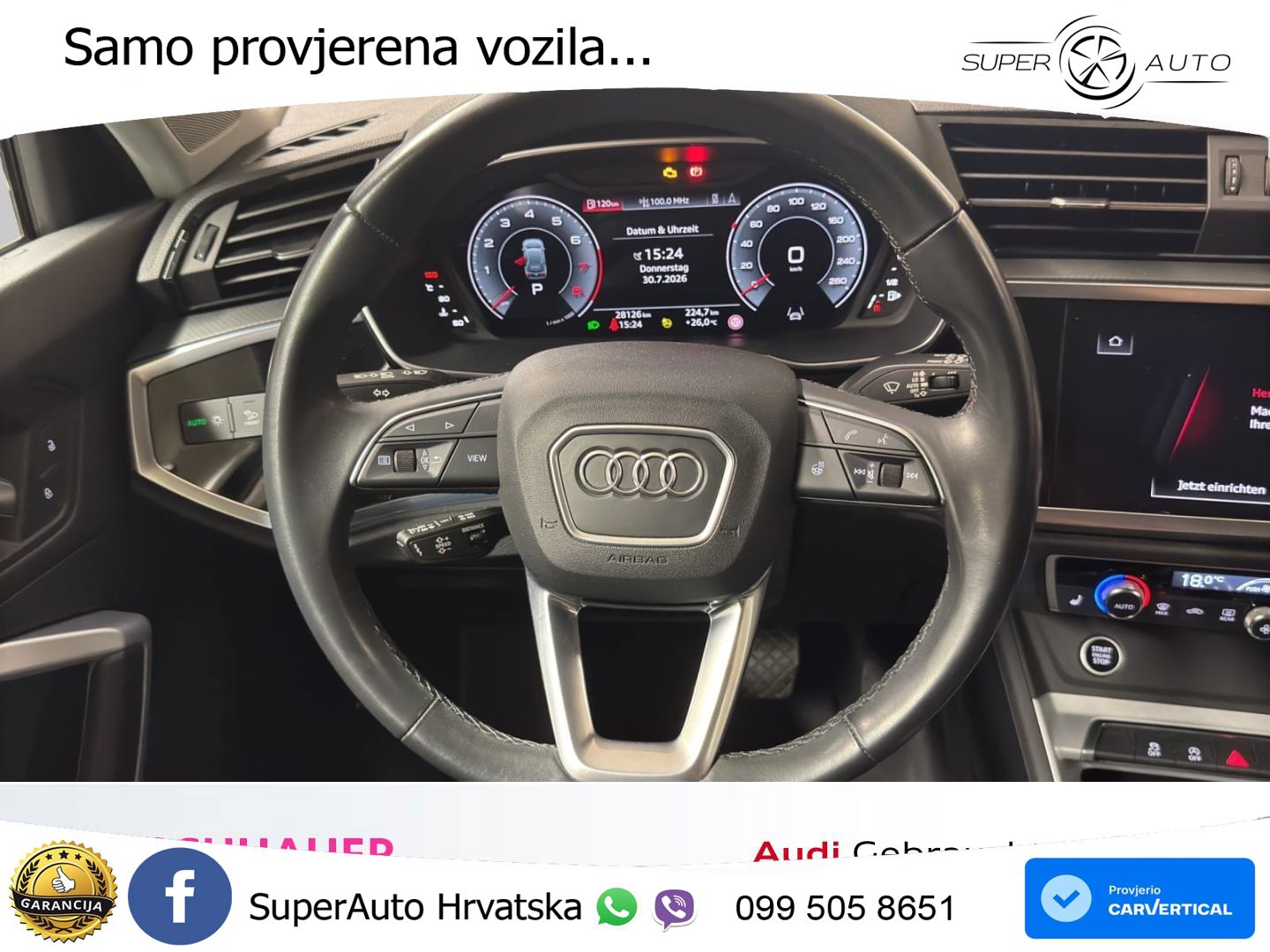 Audi Q3 35 TFSI (150 KS) S tronic LED+GR SJED+ACC
