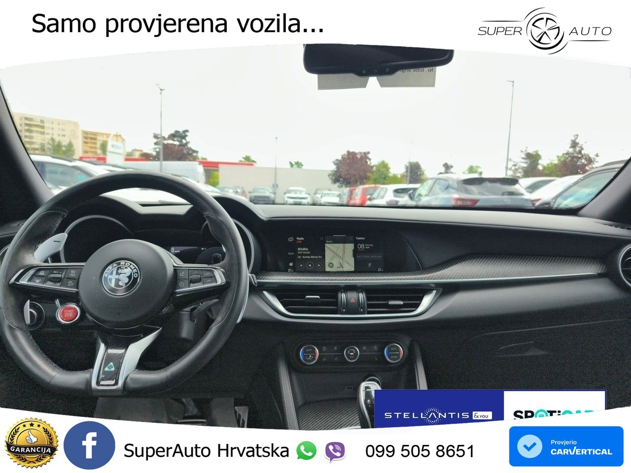 Alfa Romeo Stelvio Quadrifoglio 2.9 V6 Bi-Turbo (520 KS) Q4 Automatic LED+GR SJED+ACC