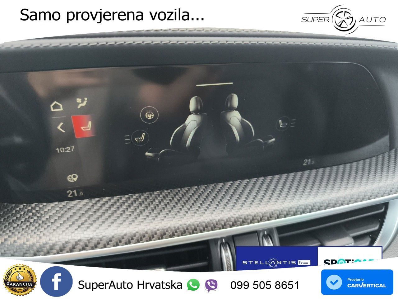 Alfa Romeo Stelvio Quadrifoglio 2.9 V6 Bi-Turbo (520 KS) Q4 Automatic LED+GR SJED+ACC