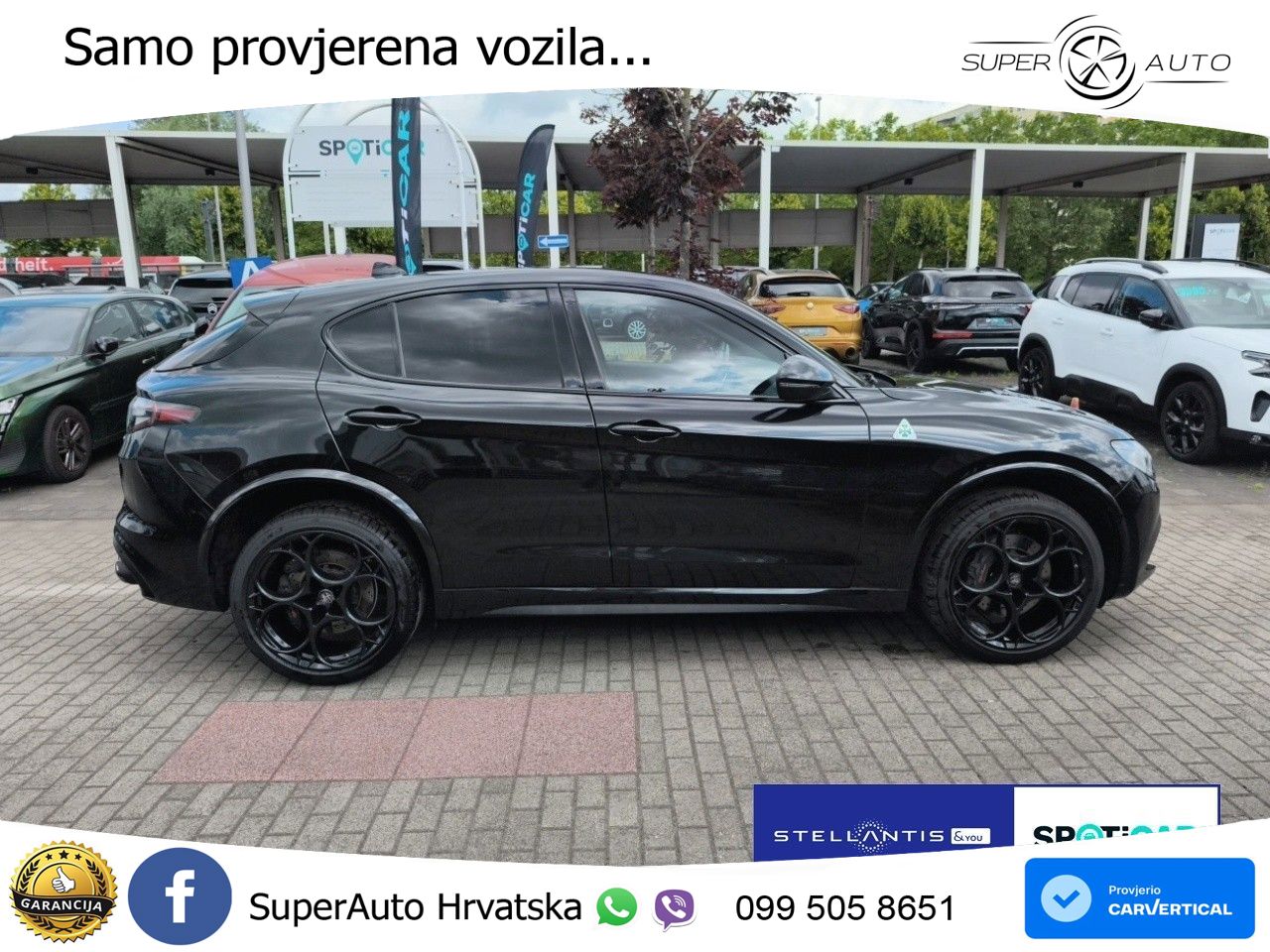 Alfa Romeo Stelvio Quadrifoglio 2.9 V6 Bi-Turbo (520 KS) Q4 Automatic LED+GR SJED+ACC