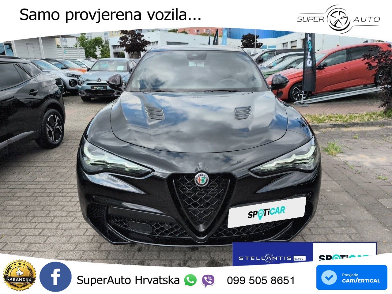 Alfa Romeo Stelvio Quadrifoglio 2.9 V6 Bi-Turbo (520 KS) Q4 Automatic LED+GR SJED+ACC