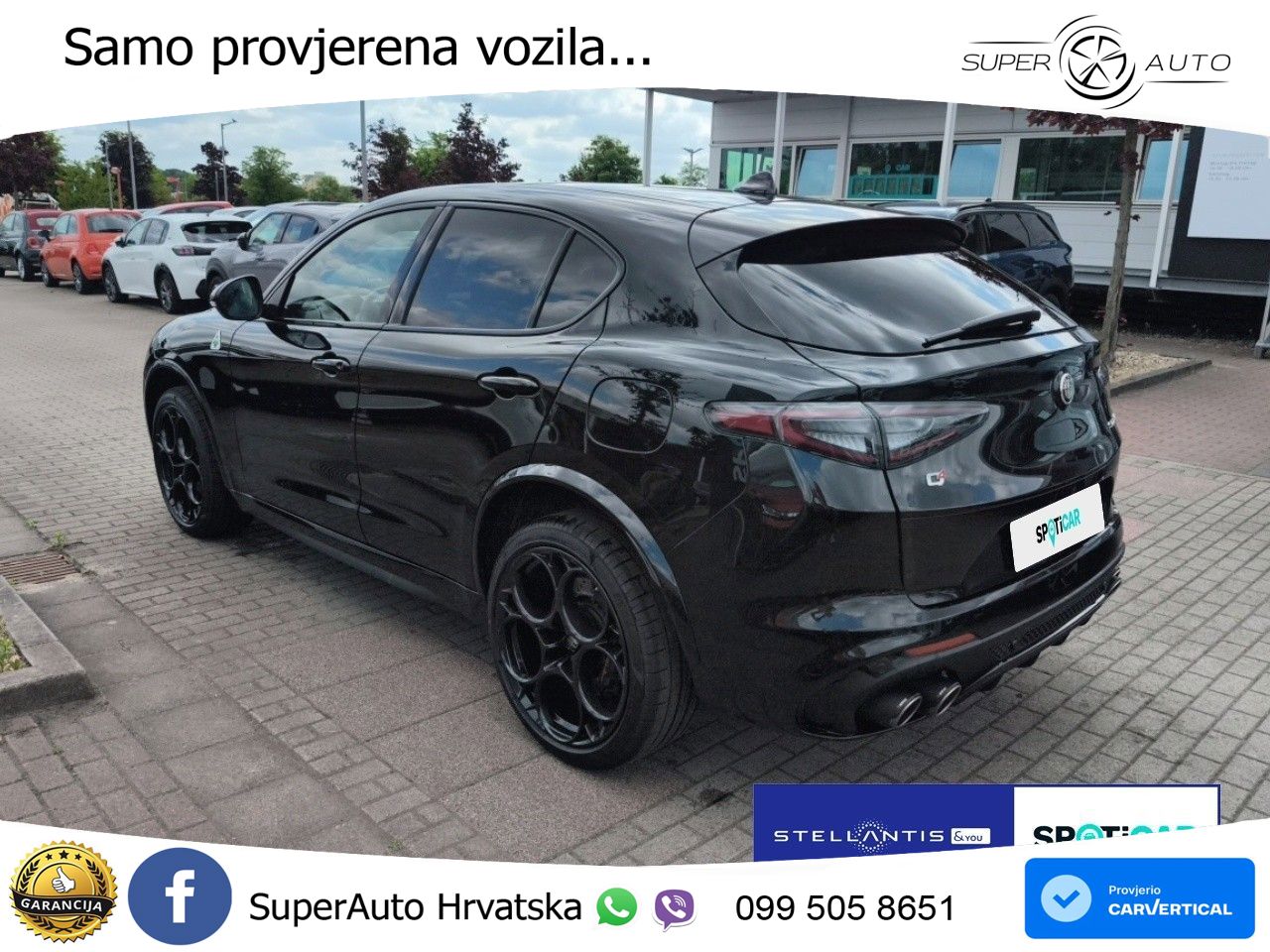 Alfa Romeo Stelvio Quadrifoglio 2.9 V6 Bi-Turbo (520 KS) Q4 Automatic LED+GR SJED+ACC