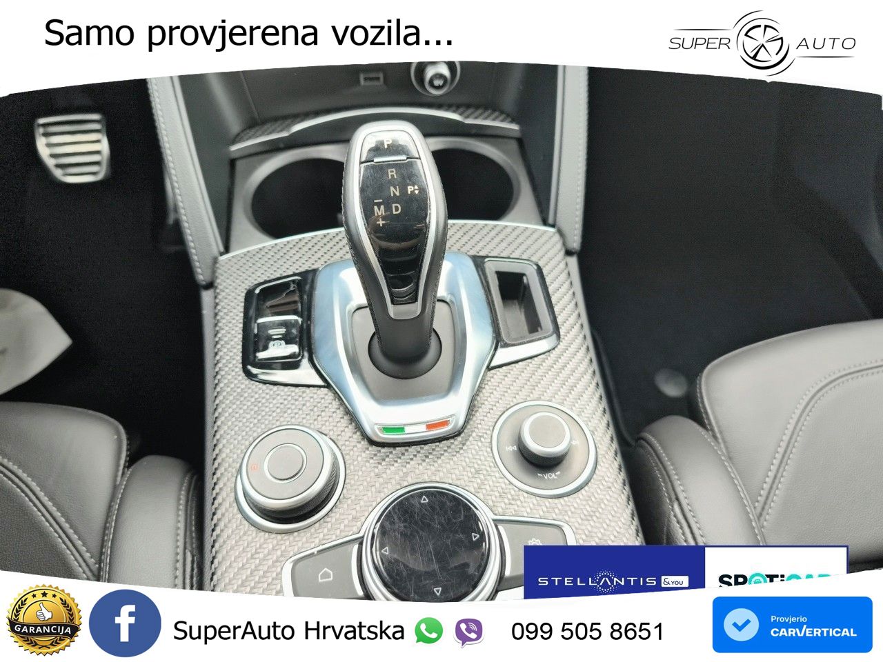 Alfa Romeo Stelvio Quadrifoglio 2.9 V6 Bi-Turbo (520 KS) Q4 Automatic LED+GR SJED+ACC