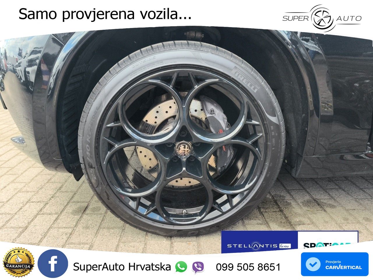 Alfa Romeo Stelvio Quadrifoglio 2.9 V6 Bi-Turbo (520 KS) Q4 Automatic LED+GR SJED+ACC