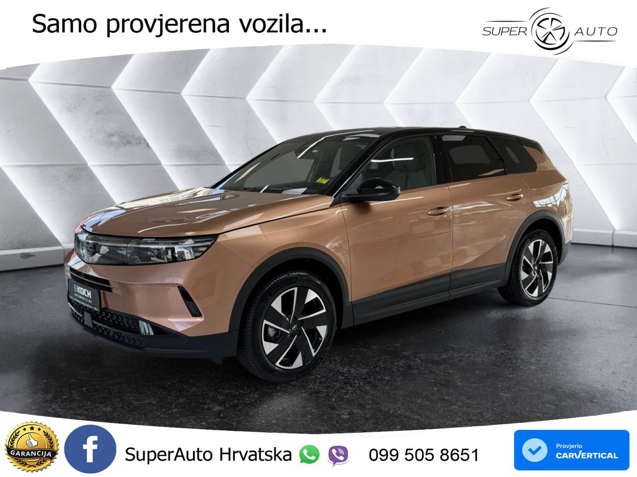 Opel Grandland 1.2 Turbo (145 KS) Hybrid eDCT GS MATRIX+GR SJED+KAM