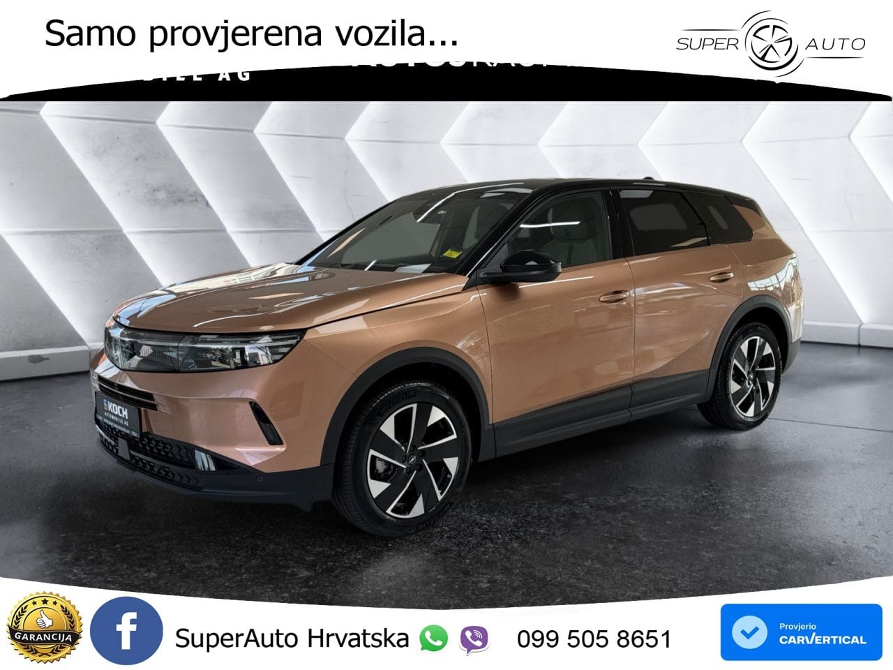 Opel Grandland 1.2 Turbo (145 KS) Hybrid eDCT GS MATRIX+GR SJED+KAM