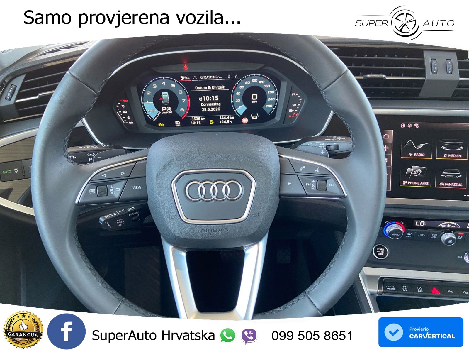 Audi Q3 III Sportback 1.5 TFSI (150 KS) S tronic MATRIX+GR SJED+KAM