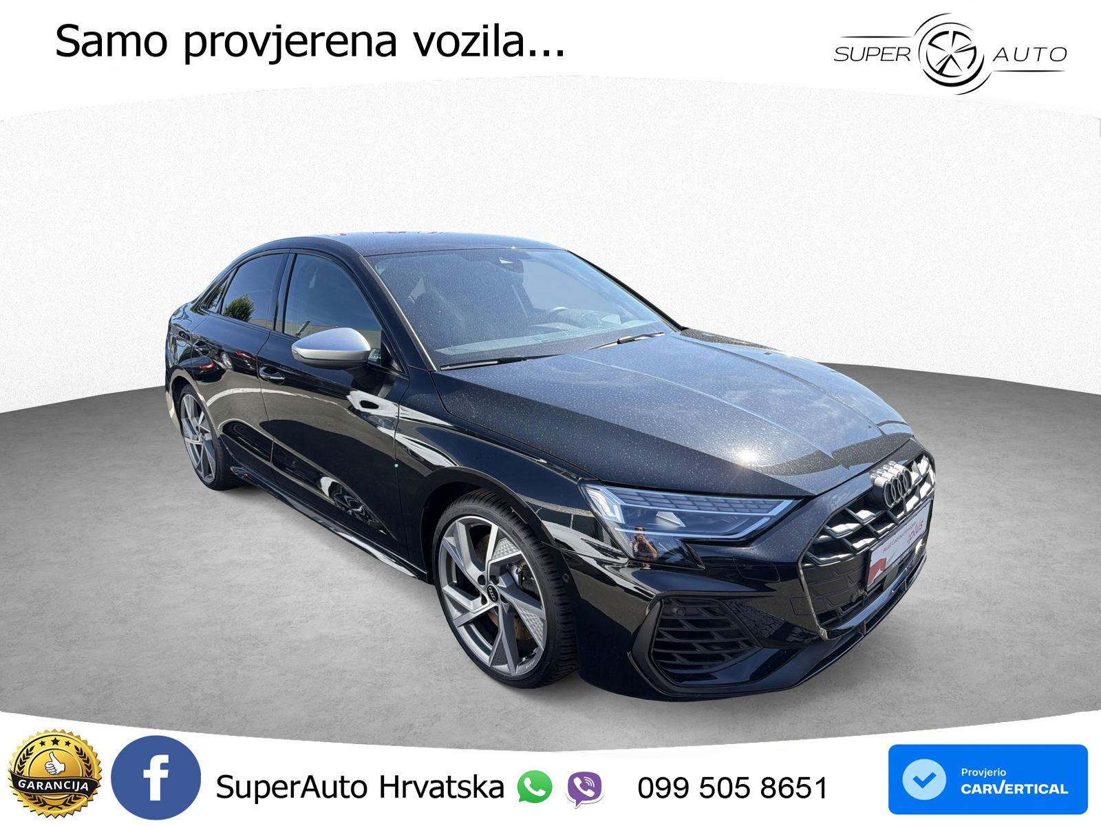 Audi S3 Limuzina 2.0 TFSI (333 KS) quattro S tronic LED+GR SJED+ACC