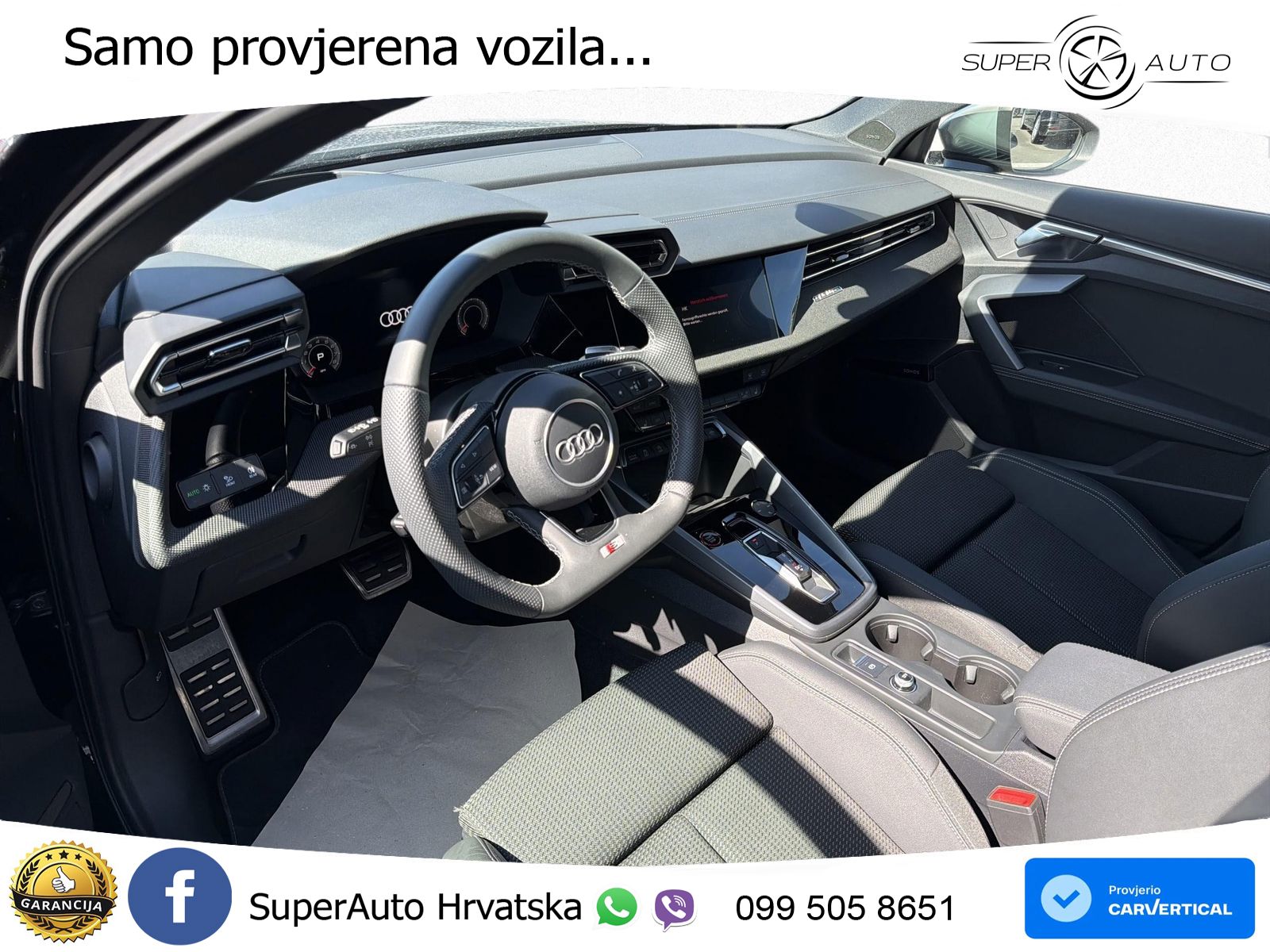 Audi S3 Limuzina 2.0 TFSI (333 KS) quattro S tronic LED+GR SJED+ACC