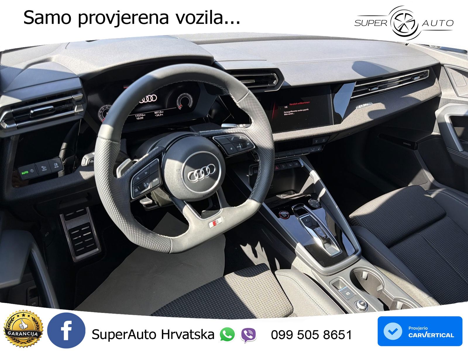 Audi S3 Limuzina 2.0 TFSI (333 KS) quattro S tronic LED+GR SJED+ACC