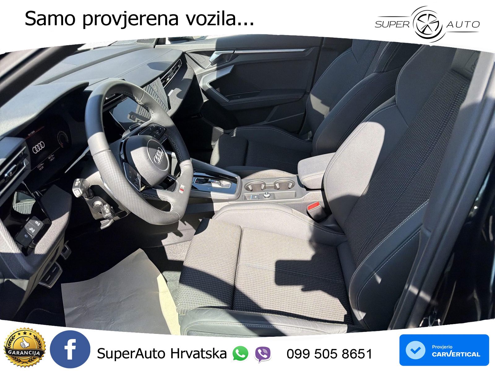 Audi S3 Limuzina 2.0 TFSI (333 KS) quattro S tronic LED+GR SJED+ACC