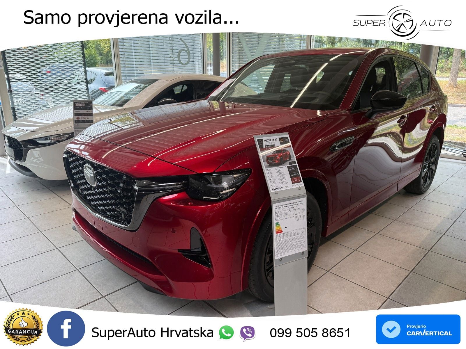 Mazda CX-60 3.3 e-Skyactiv D (254 KS) AWD Automatic LED+GR SJED+ACC