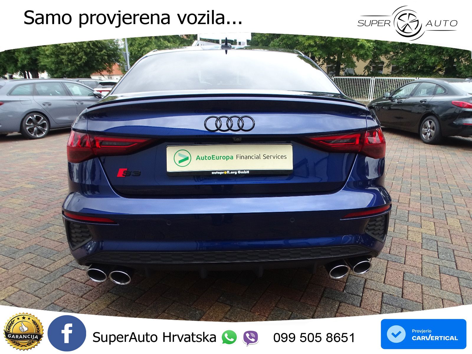 Audi S3 Limuzina 2.0 TFSI (310 KS) quattro S tronic S line LED+GR SJED+ACC