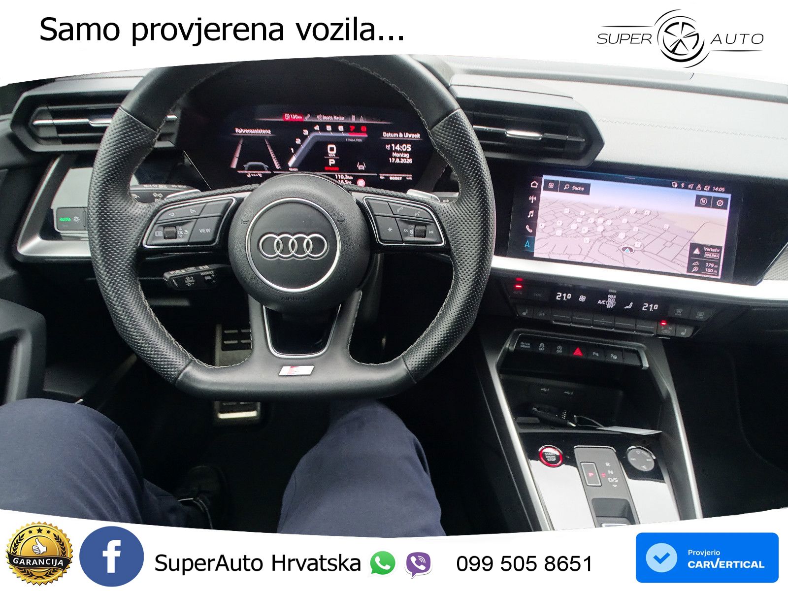 Audi S3 Limuzina 2.0 TFSI (310 KS) quattro S tronic S line LED+GR SJED+ACC