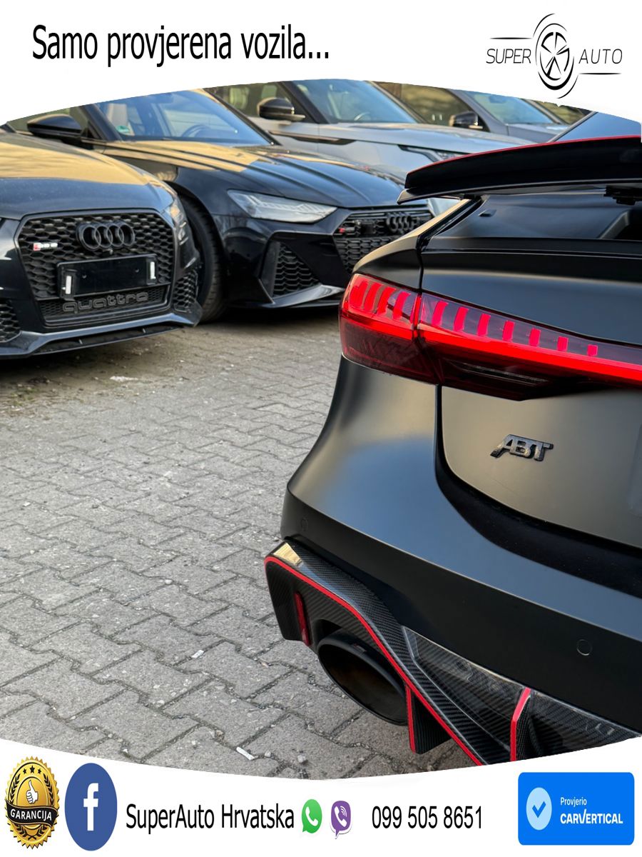 Audi RS7 4.0 TFSI V8 (600 KS) quattro tiptronic ABT ACC+HEAD+4xGR SJED+360+PANO