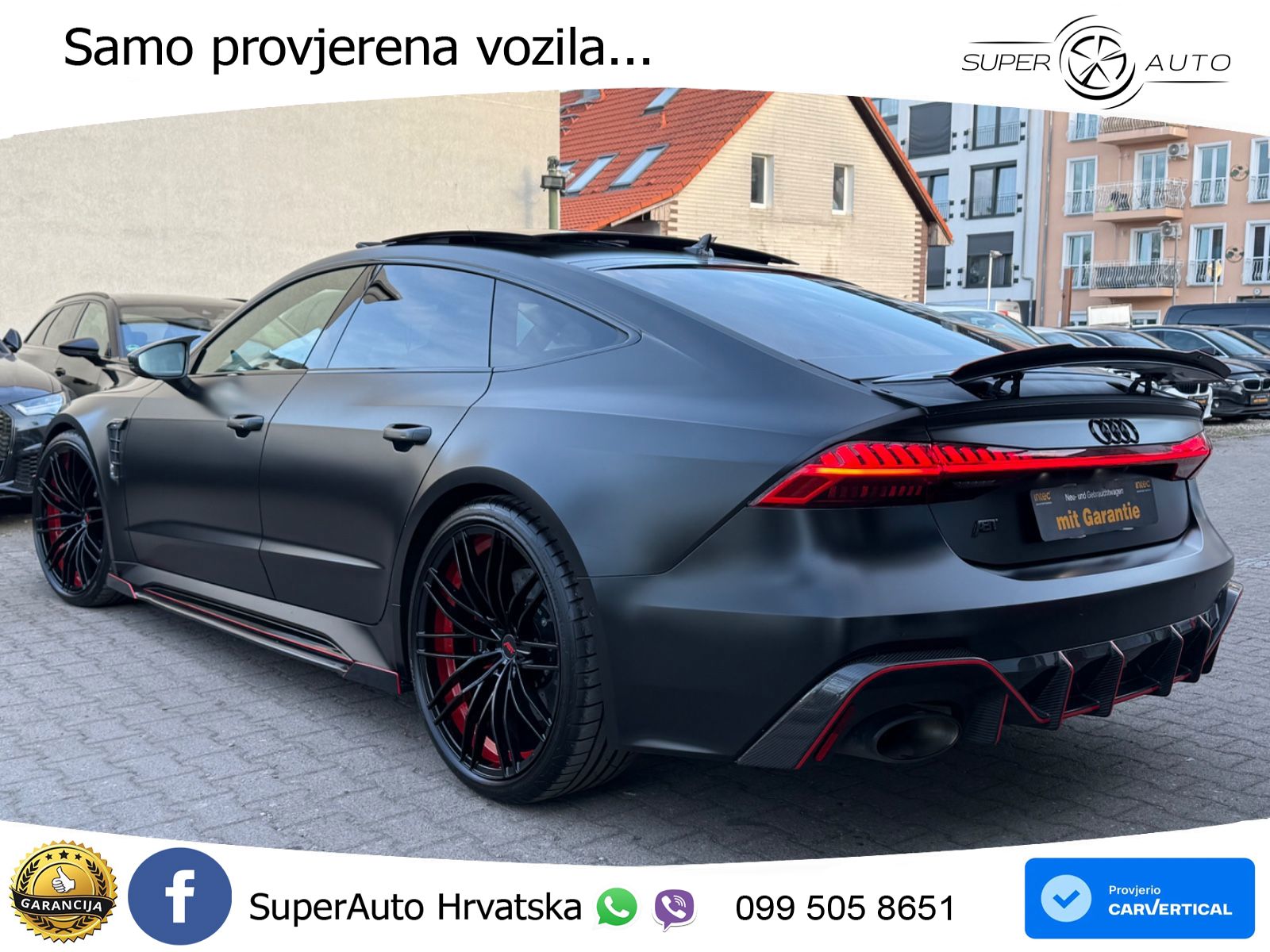 Audi RS7 4.0 TFSI V8 (600 KS) quattro tiptronic ABT ACC+HEAD+4xGR SJED+360+PANO