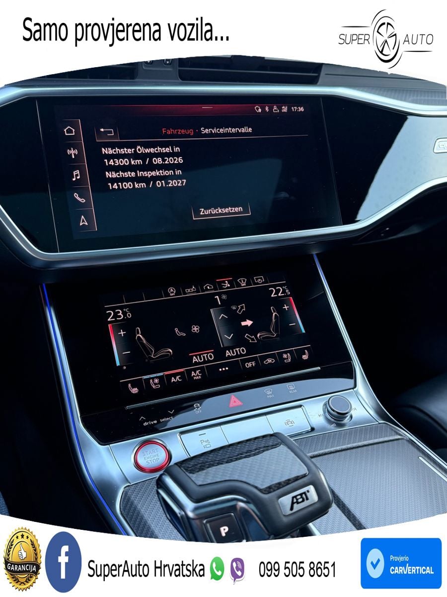 Audi RS7 4.0 TFSI V8 (600 KS) quattro tiptronic ABT ACC+HEAD+4xGR SJED+360+PANO