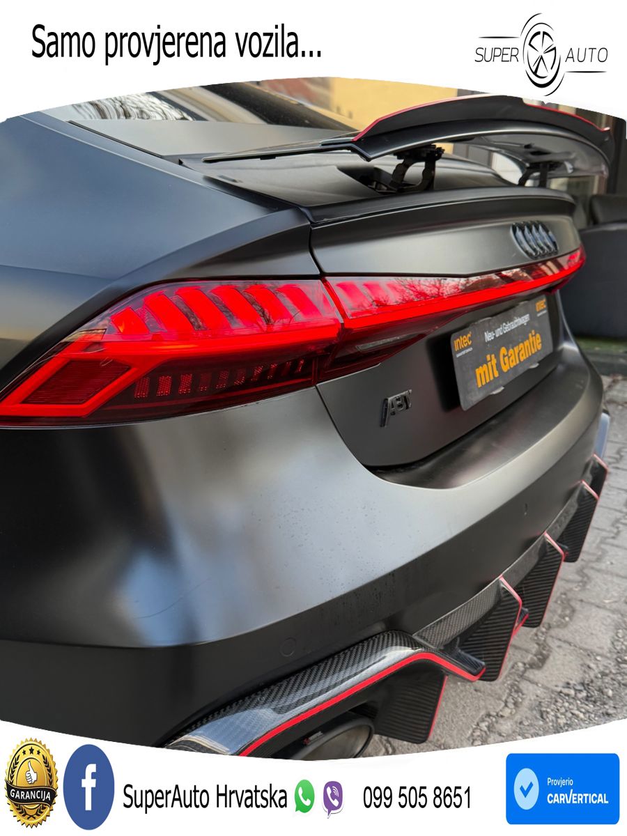 Audi RS7 4.0 TFSI V8 (600 KS) quattro tiptronic ABT ACC+HEAD+4xGR SJED+360+PANO