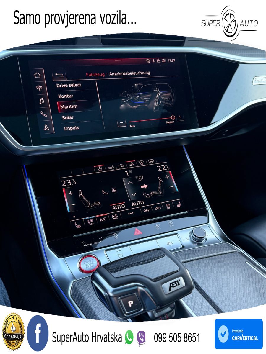 Audi RS7 4.0 TFSI V8 (600 KS) quattro tiptronic ABT ACC+HEAD+4xGR SJED+360+PANO
