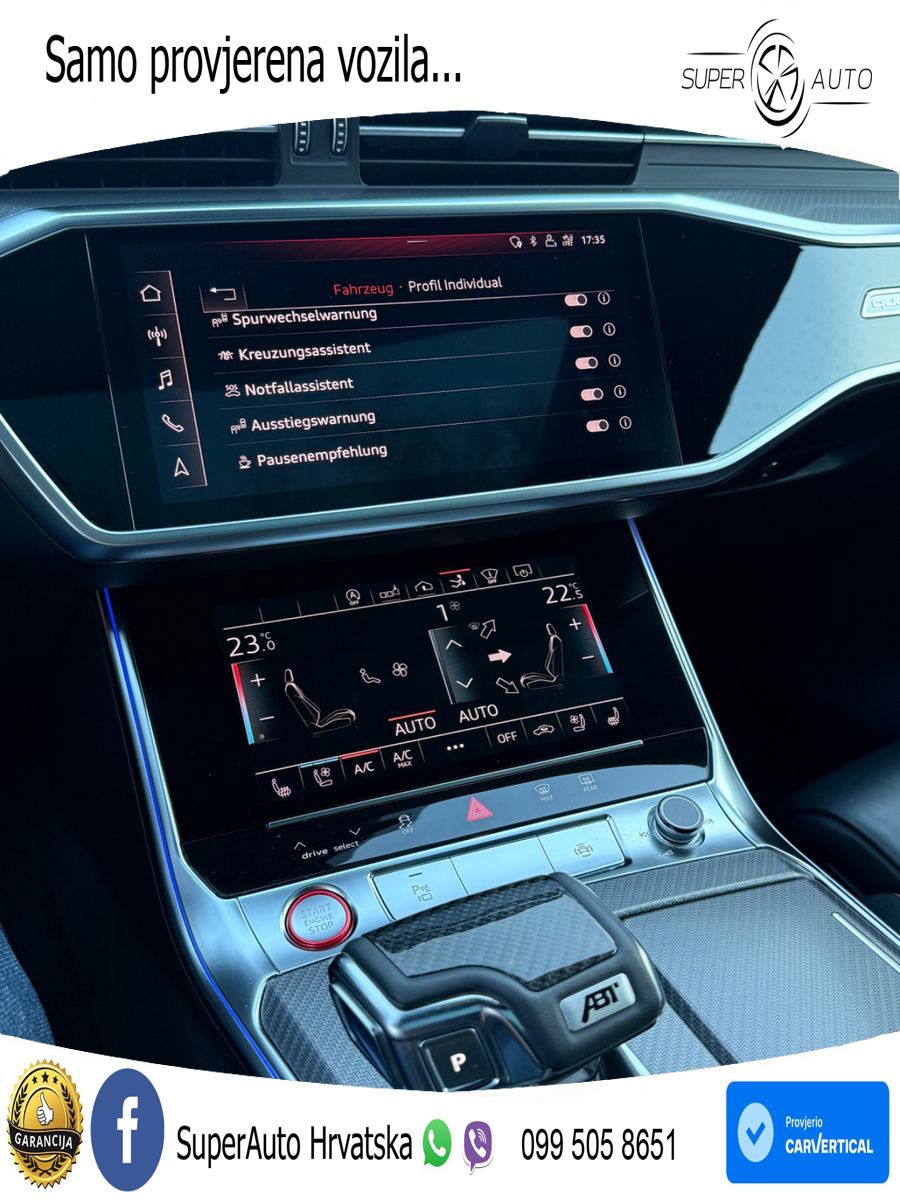 Audi RS7 4.0 TFSI V8 (600 KS) quattro tiptronic ABT ACC+HEAD+4xGR SJED+360+PANO