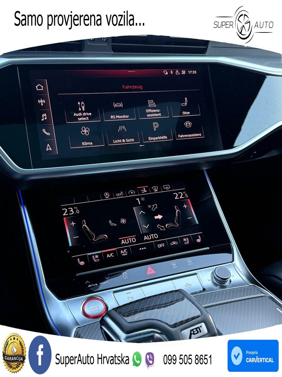 Audi RS7 4.0 TFSI V8 (600 KS) quattro tiptronic ABT ACC+HEAD+4xGR SJED+360+PANO