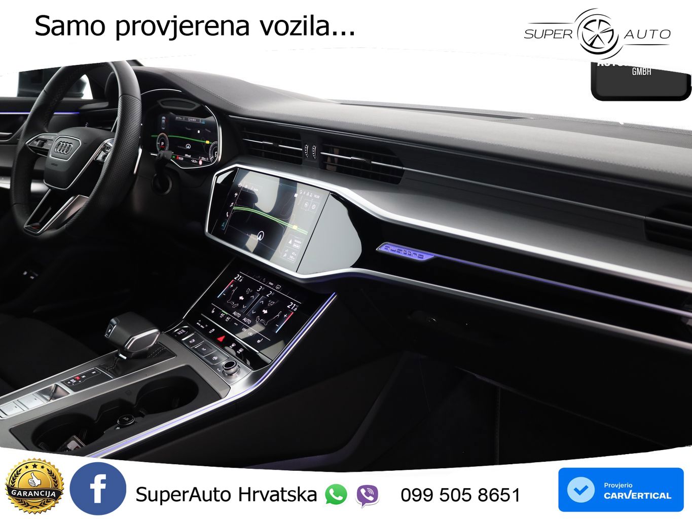 Audi A6 50 TFSIe (299 KS) quattro ultra S tronic S line LED+GR SJED+ACC
