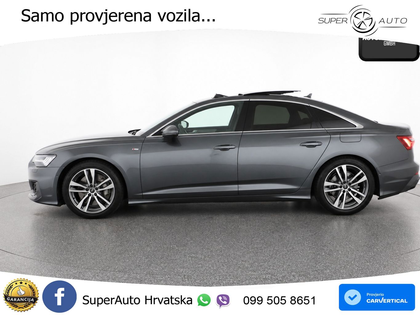 Audi A6 50 TFSIe (299 KS) quattro ultra S tronic S line LED+GR SJED+ACC