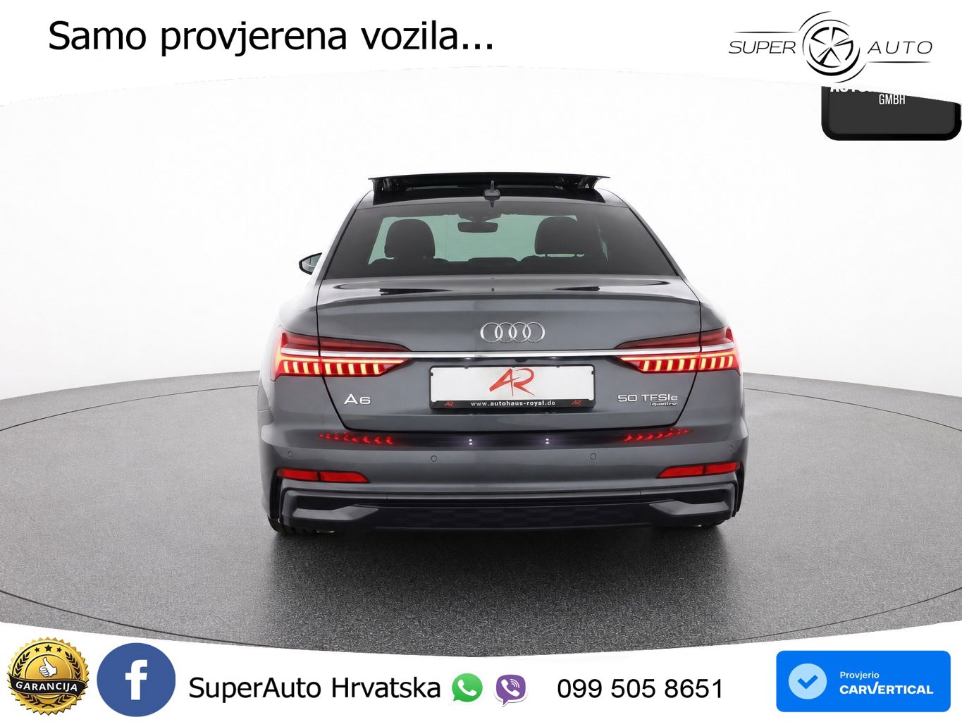 Audi A6 50 TFSIe (299 KS) quattro ultra S tronic S line LED+GR SJED+ACC