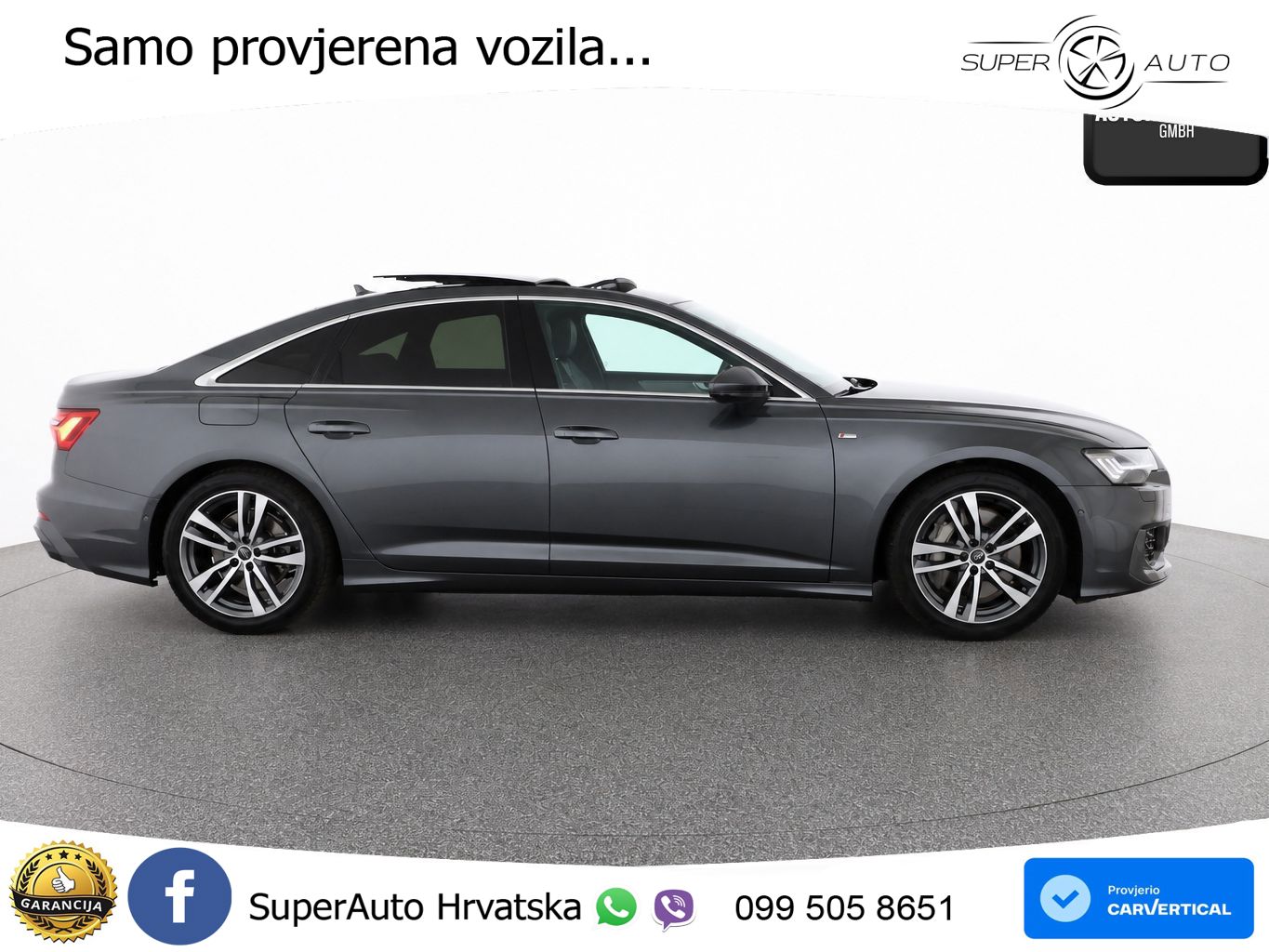 Audi A6 50 TFSIe (299 KS) quattro ultra S tronic S line LED+GR SJED+ACC