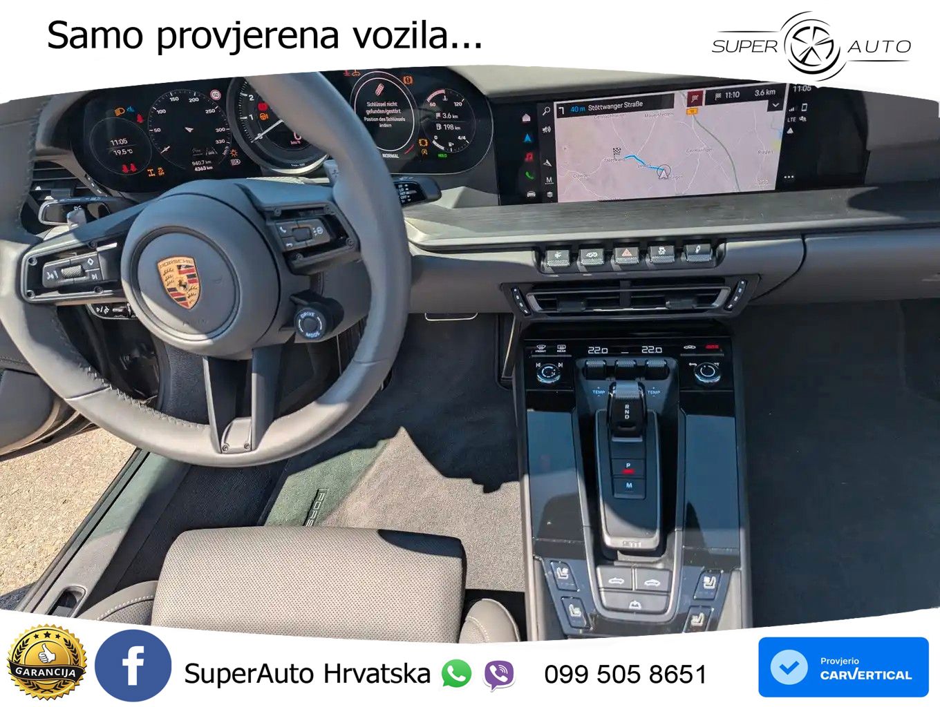 Porsche 911 Carrera 4 GTS Cabriolet 3.0 (480 KS) PDK ZRAČNI+ACC+GR SJED+KAM